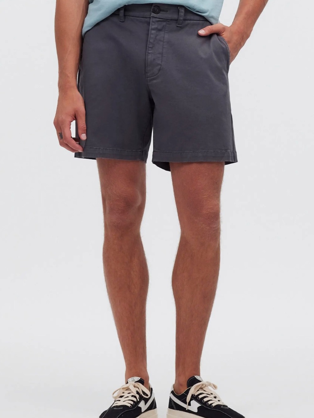 NWT Madewell Chino Shorts in Black | Size 33